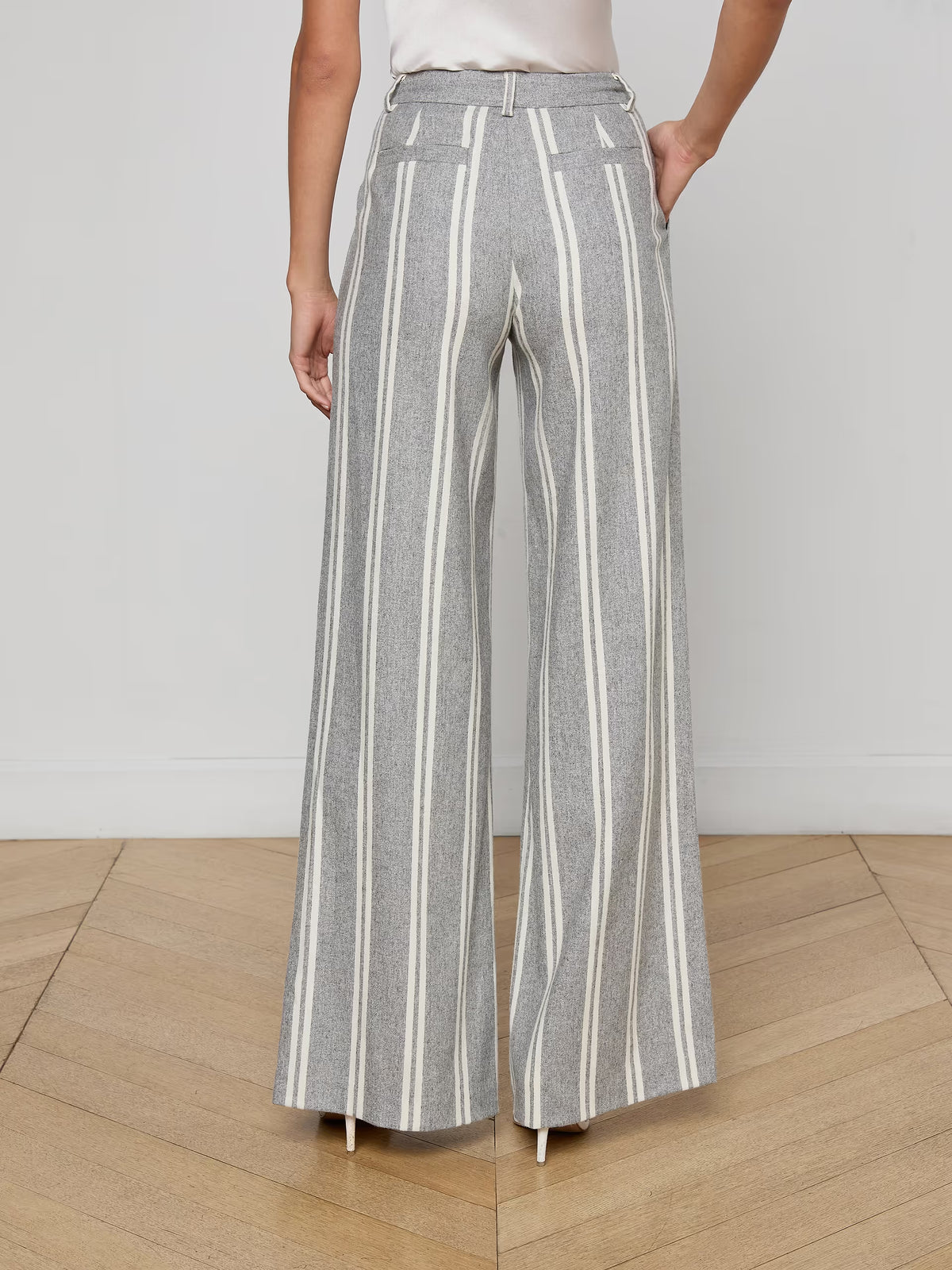 L'agence TS Allanah Striped Trouser