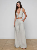 L'agence TS Allanah Pinstripe Trouser