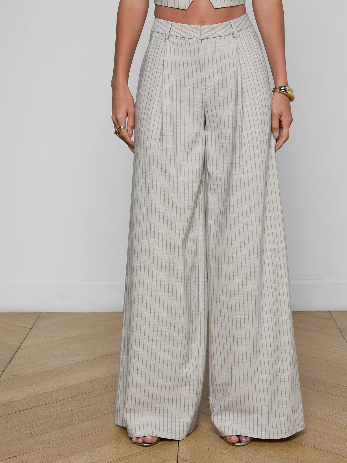 L'agence TS Allanah Pinstripe Trouser