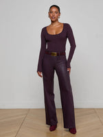L'Agence Ts Scottie H/R Wide Leg Pant