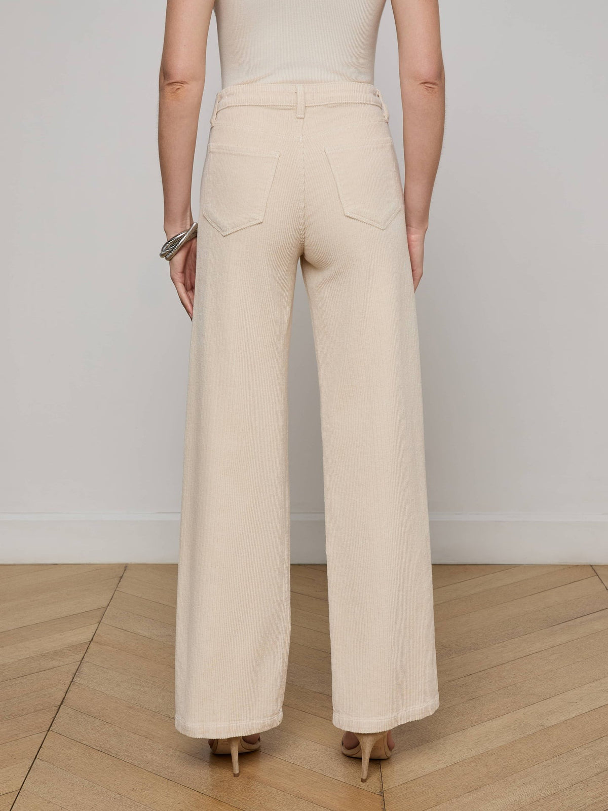 L'agence TS Scottie High Rise Wide Leg Jeans