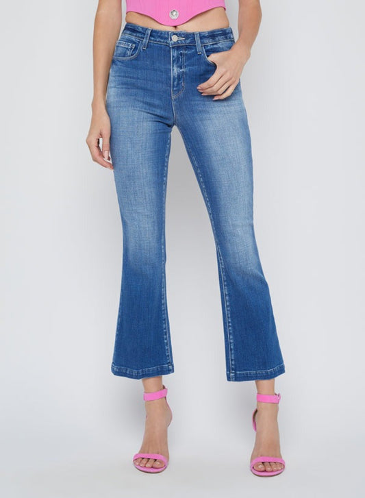 L'agence Ali H/R Slim Flare Jeans