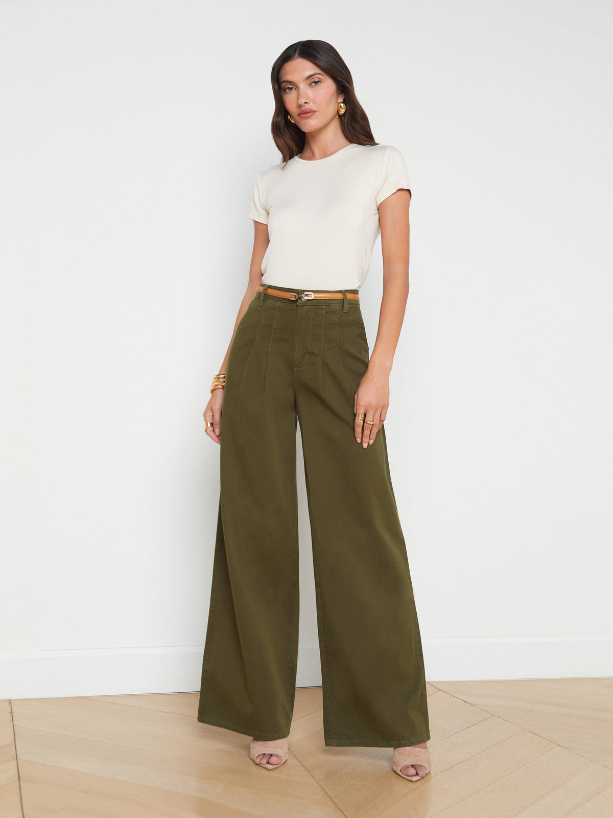 Lagence Jayce Pleated Wide Leg