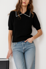 Autumn Cashmere Peter Pan Collar Sweater