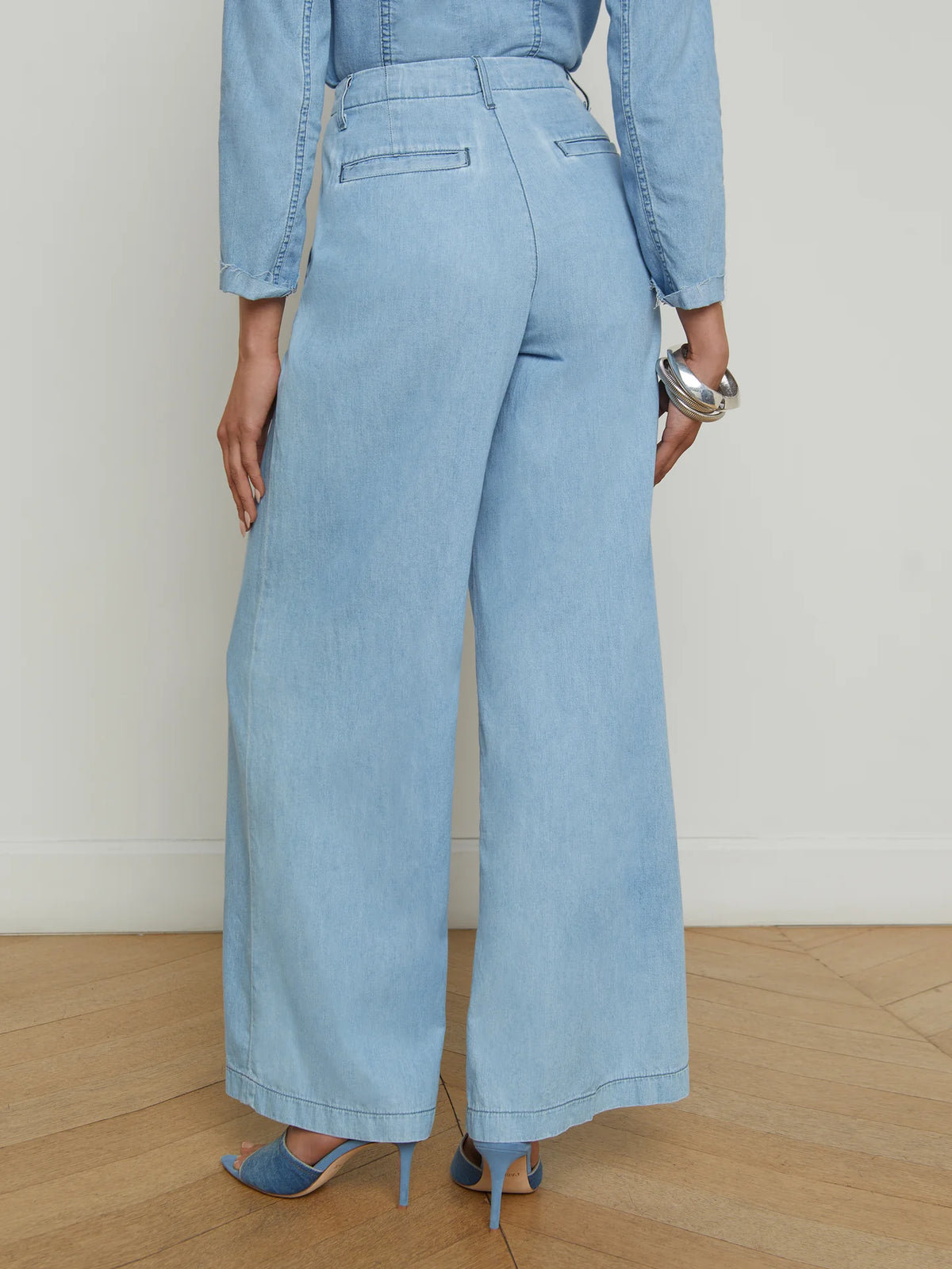 L'agence Runa H/R Wide Leg Trouser