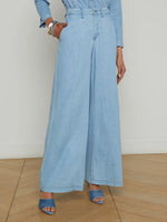 L'agence Runa H/R Wide Leg Trouser