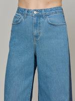 Lagence Beau HR Wide Leg Contrast Jeans