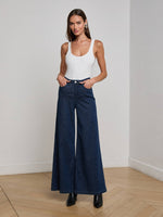 L'agence TS Quincy High Rise Wide Leg Jeans