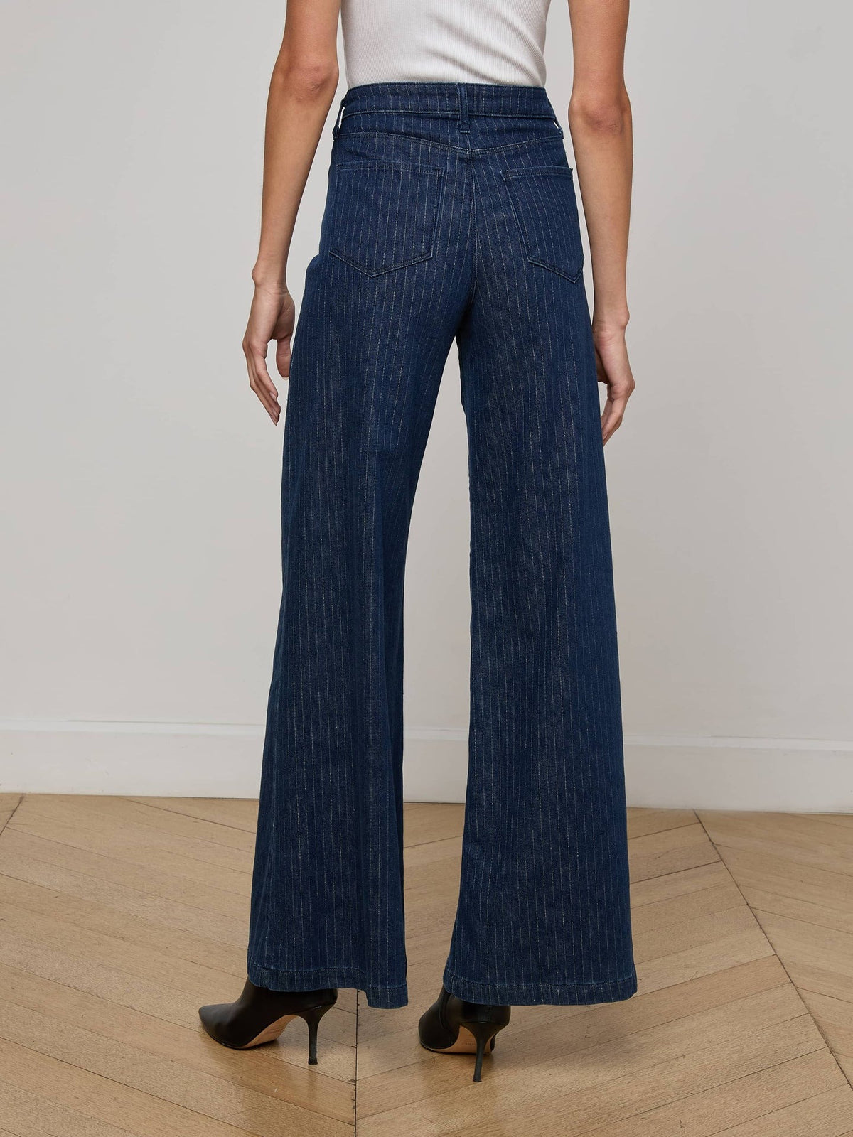 L'agence TS Quincy High Rise Wide Leg Jeans
