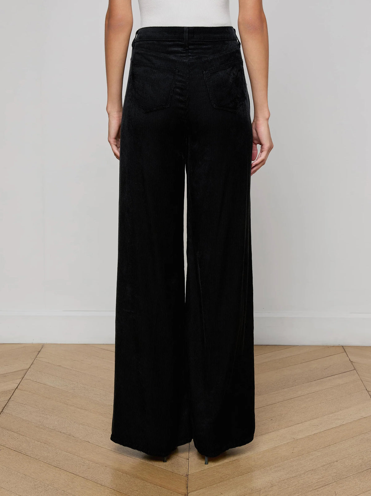 L'agence Quincy H/R Wide Leg Pant