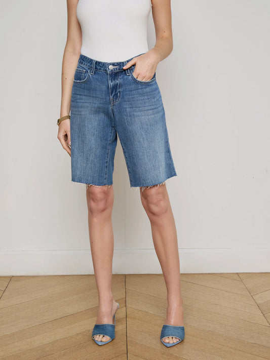 L'agence Elise L/R Bermuda Shorts