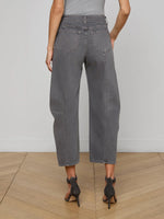 L'agence TS Cody Cropped Barrel Jean