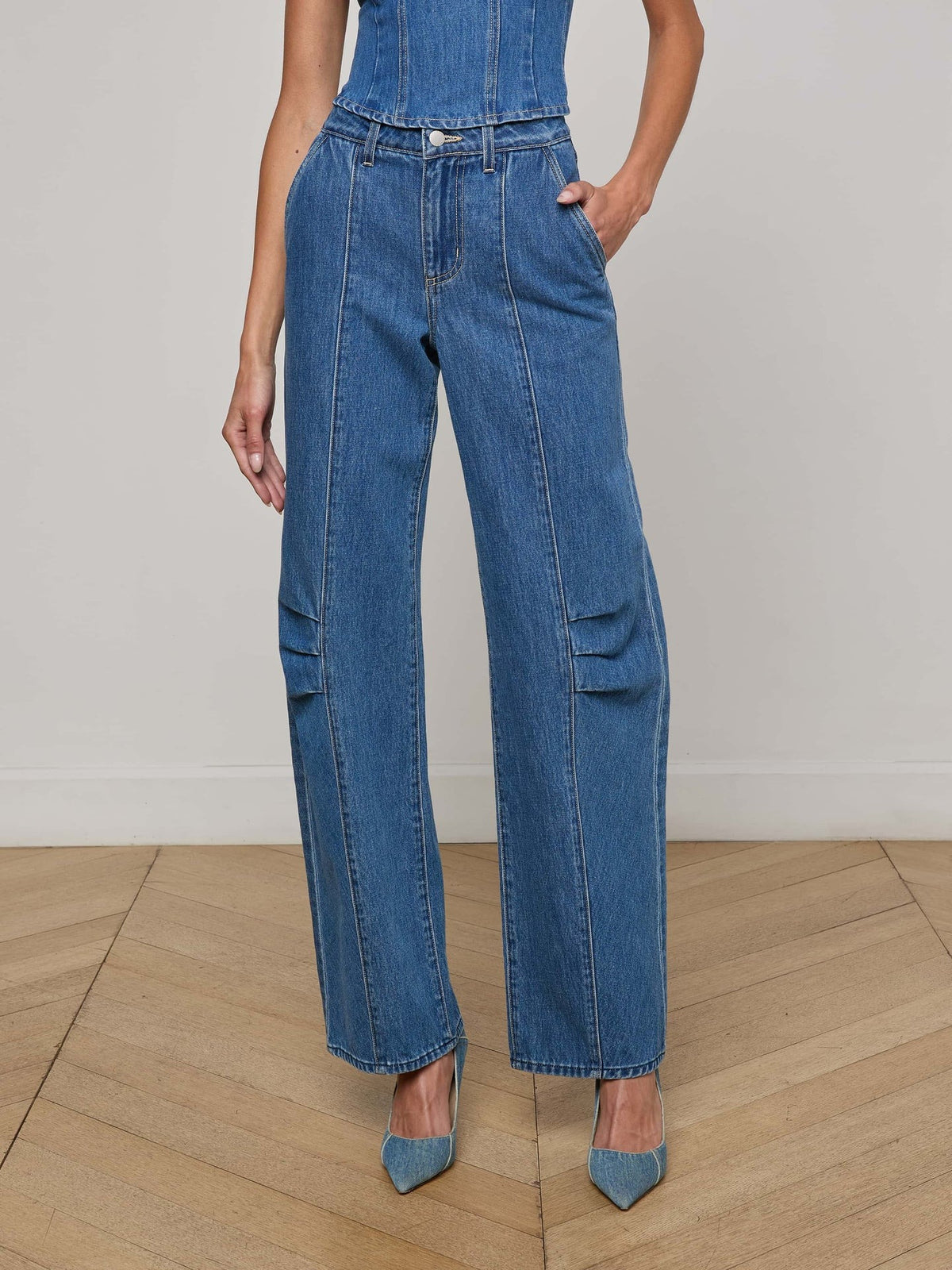 L'agence TS Zara High Rise Rodeo Jeans