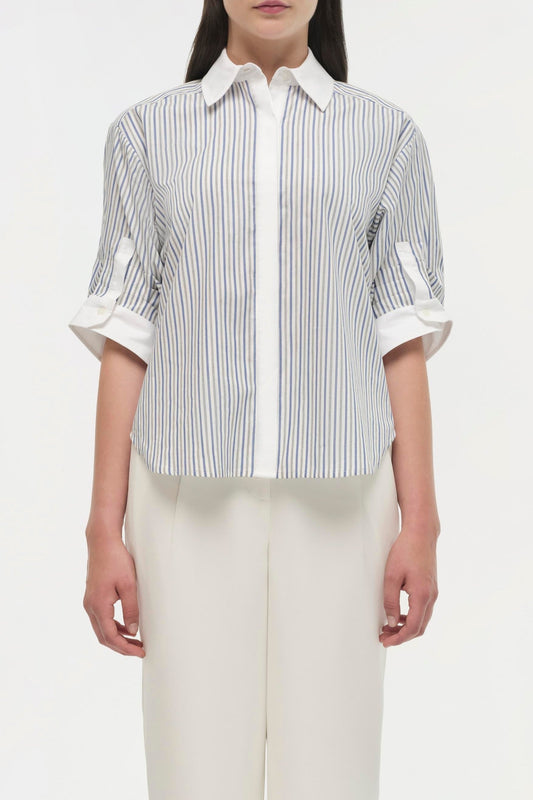 Simkhai Gemma Three Quarter Sleeve Shirt