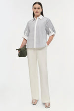Simkhai Gemma Three Quarter Sleeve Shirt