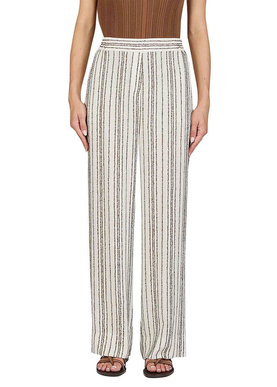 Purotatto Straight Pinstripe Trouser