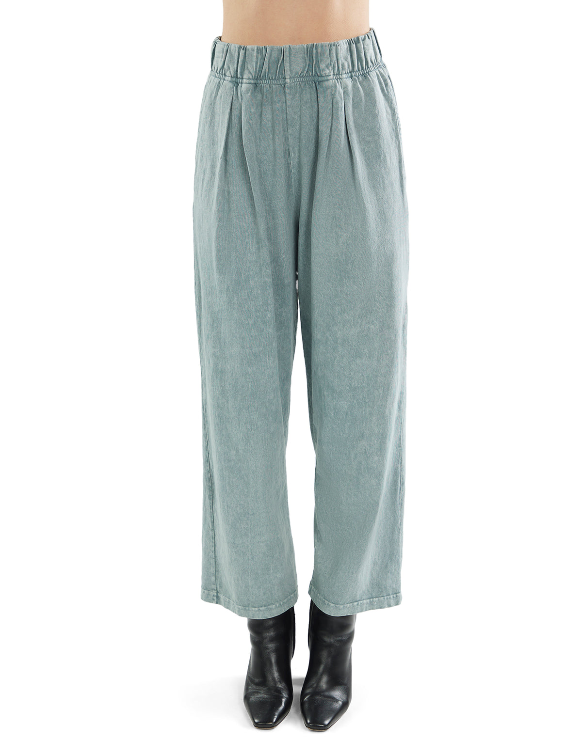 Les Tien Penny-Pleat Front Pant