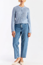 Wispr By Brodie Pointelle Twist Yarn Cardi