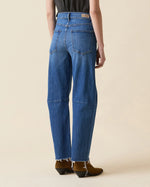 Le Jean Pixie Ankle Fray Mid RIse Jeans