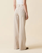 Le Jean Libra Embroidered Wide Leg Jeans