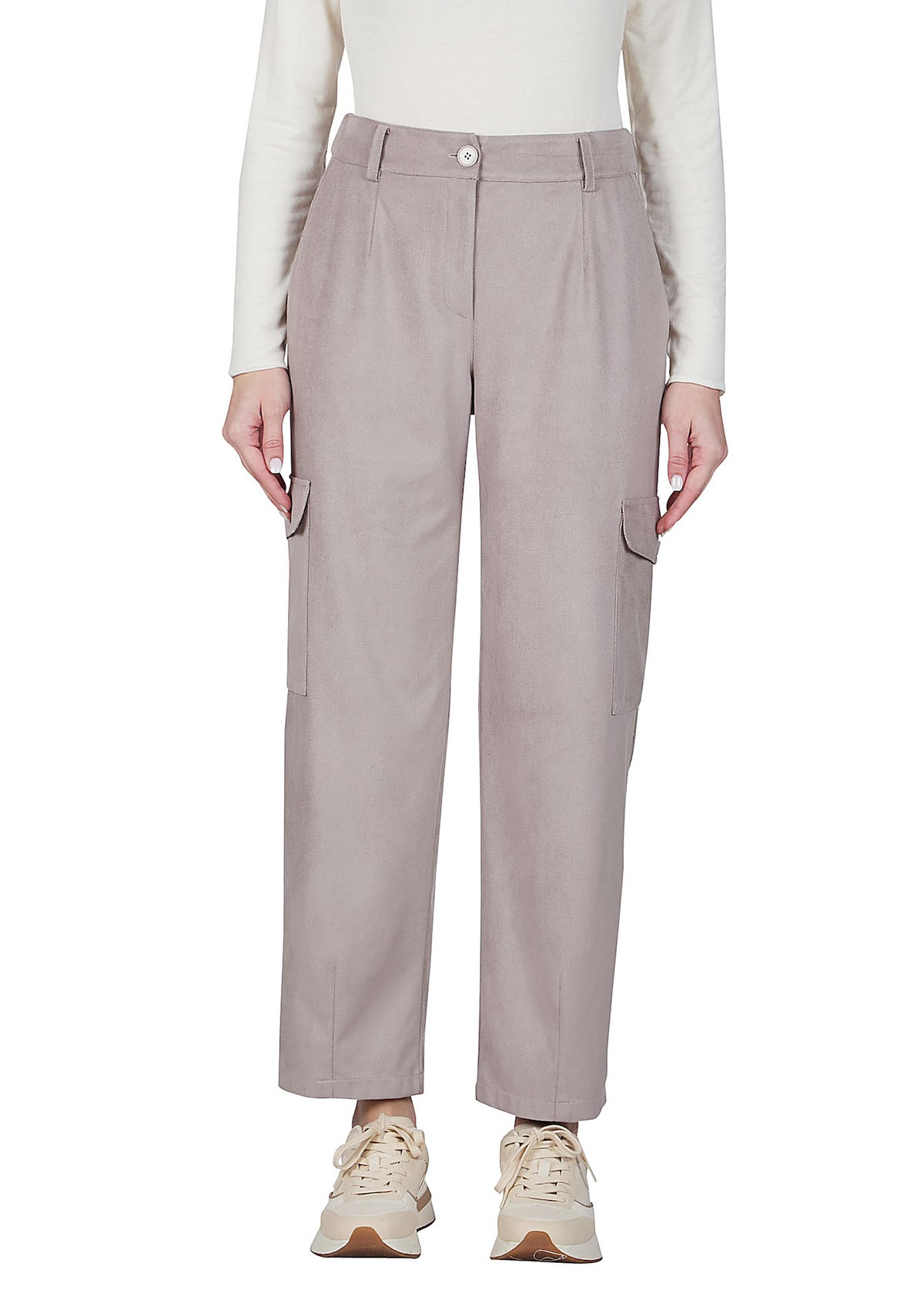 Purotatto Suede Cargo Pants