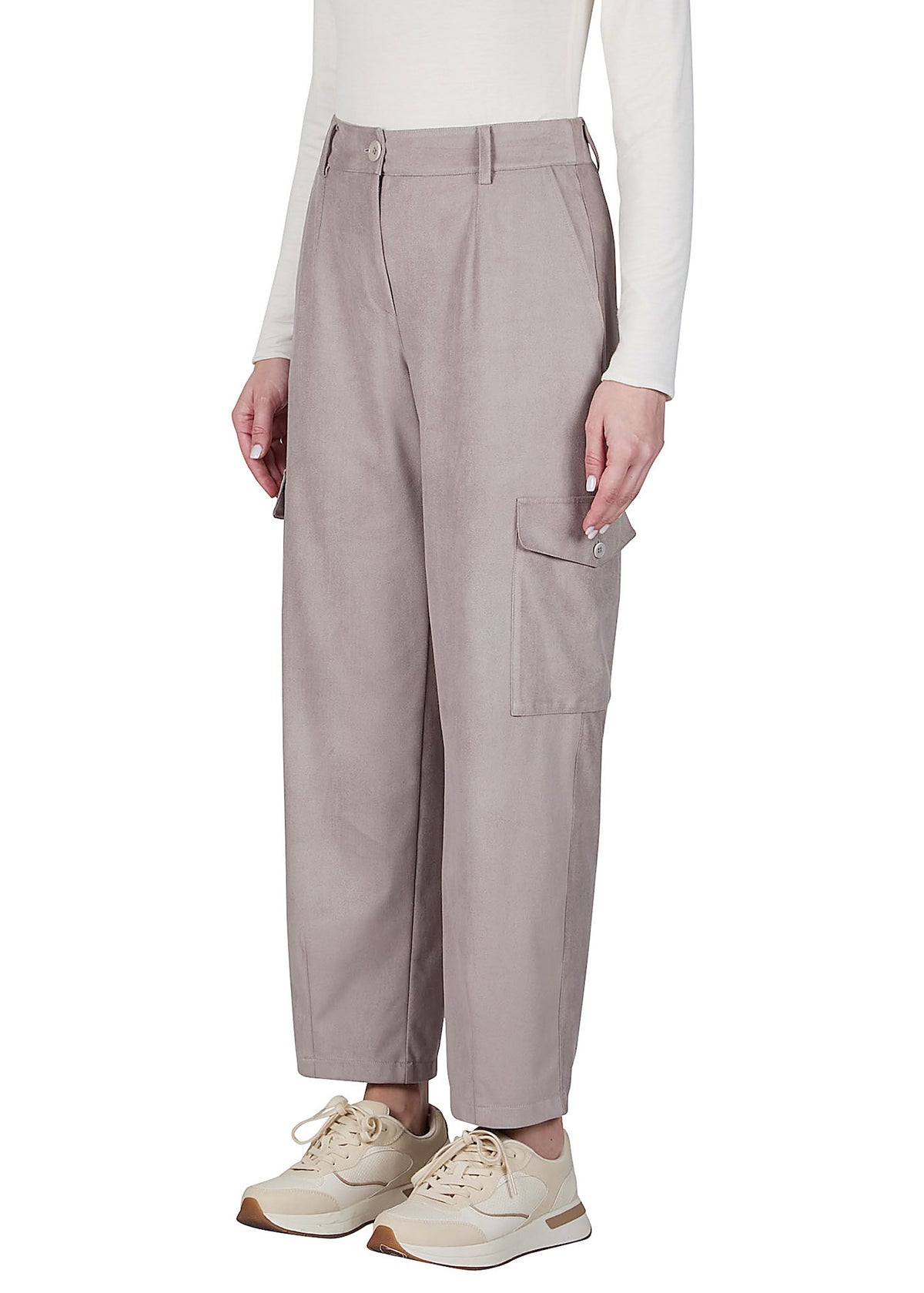 Purotatto Suede Cargo Pants