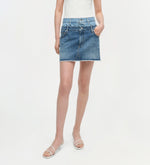 SimkhaiSalix Double waistband Mini Skirt