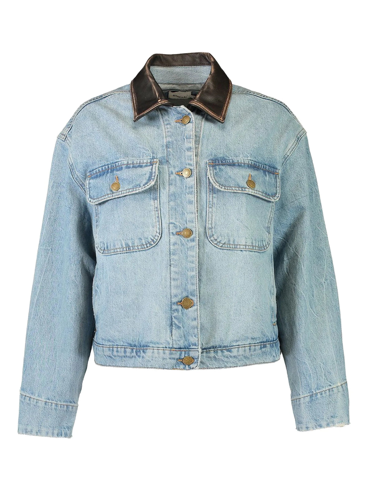 Simkhai Philoh Cropped Denim Jacket