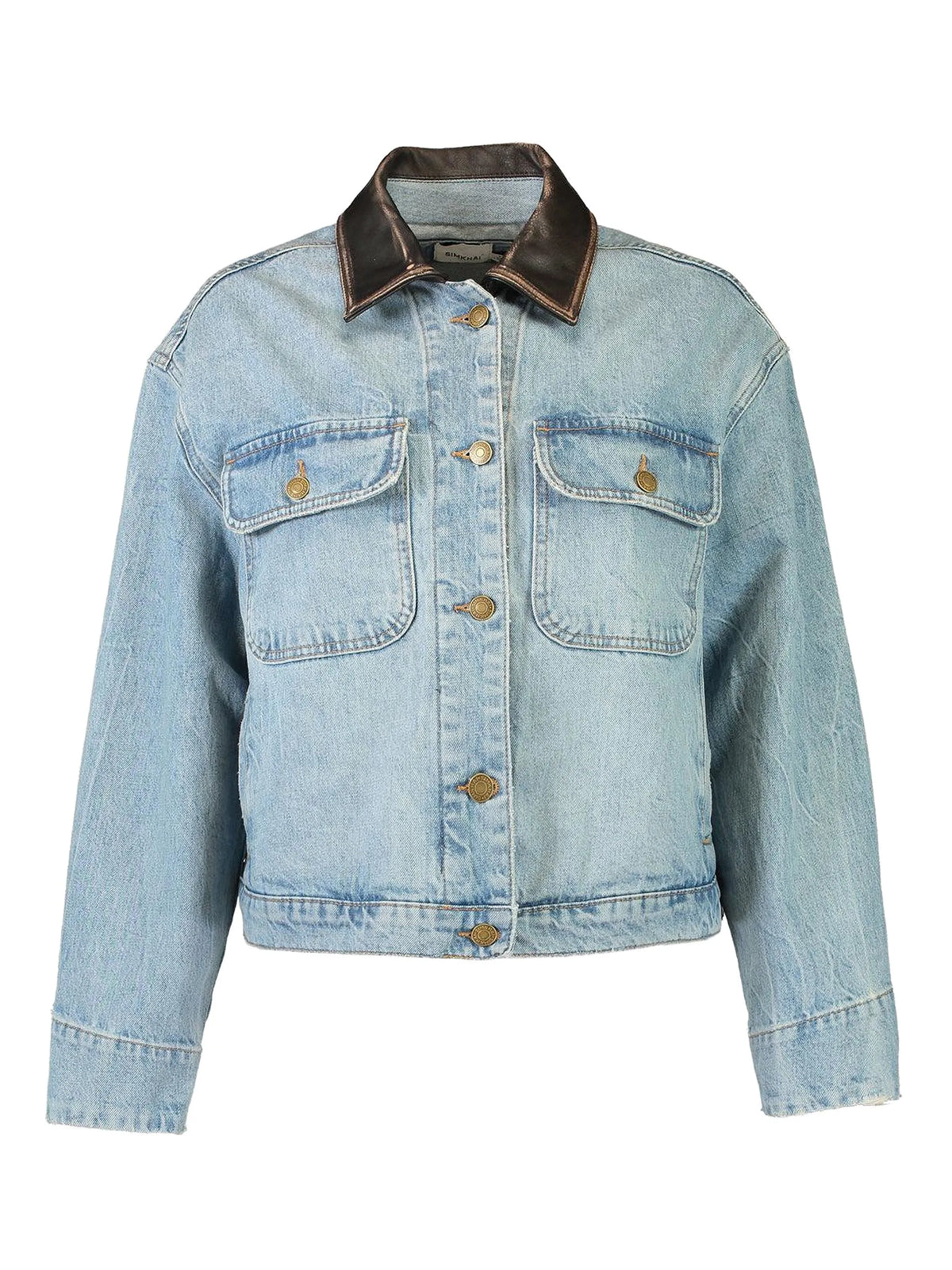 Simkhai Philoh Cropped Denim Jacket