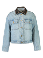 Simkhai Philoh Cropped Denim Jacket