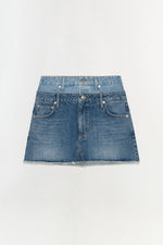 SimkhaiSalix Double waistband Mini Skirt