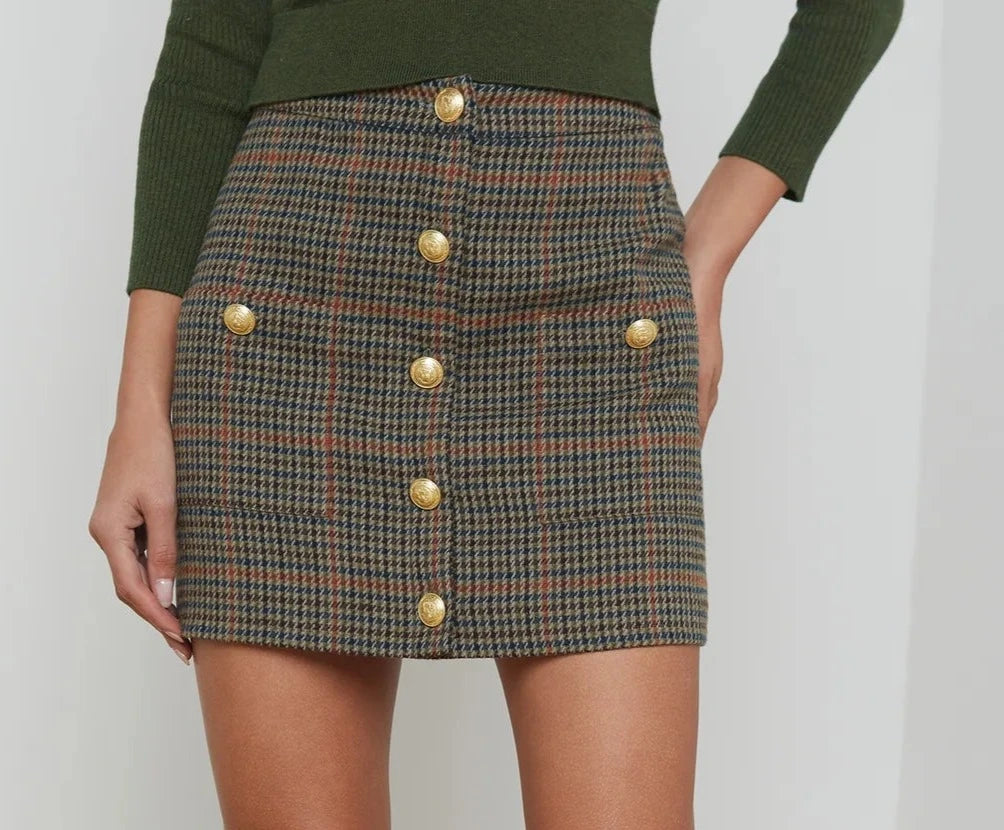 Lagence Zander Mini Skirt