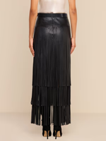 Lagence Karoline Maxi Fringe Skirt_3530ZST