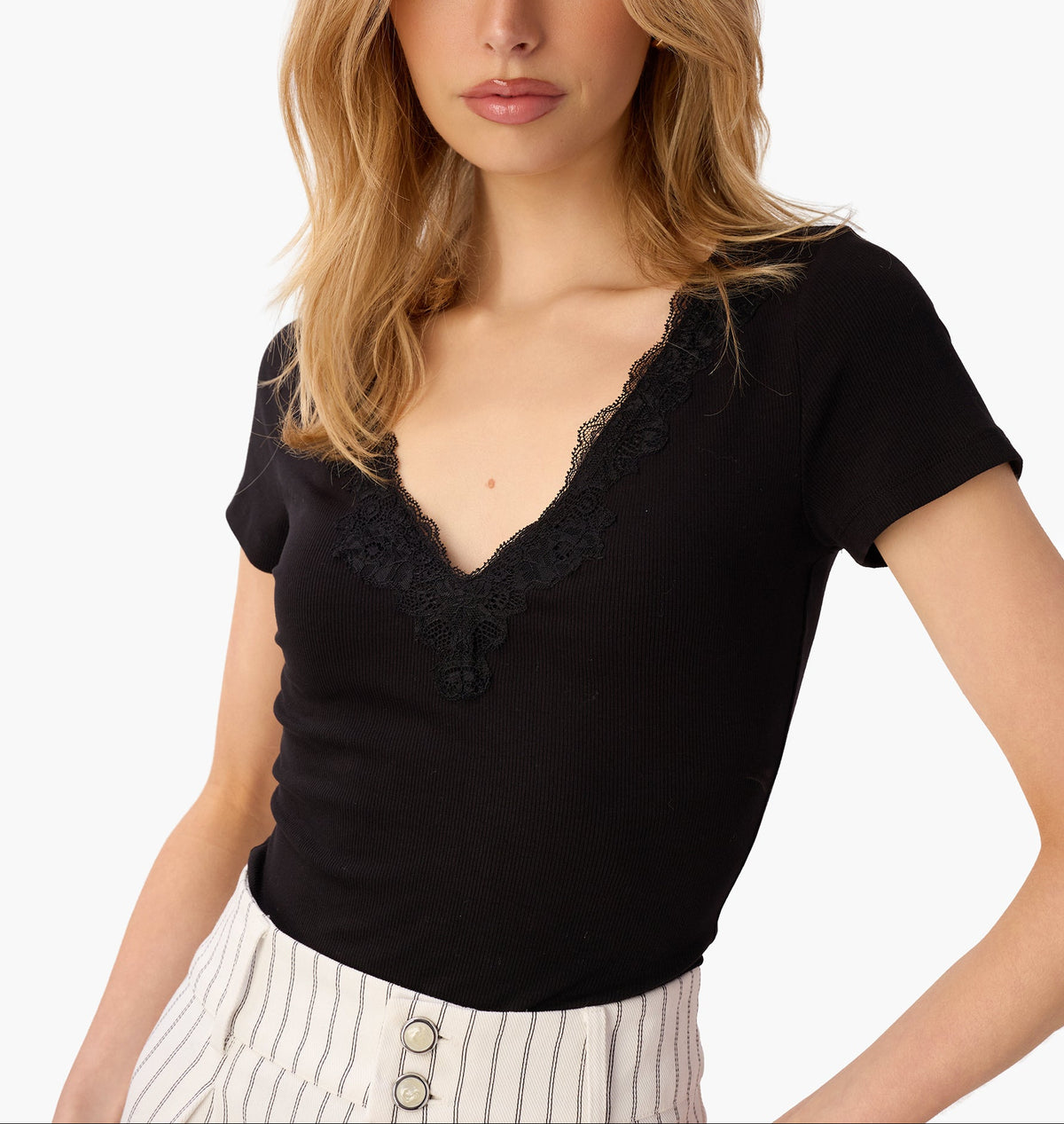 Cami Sana Rib Knit Tee