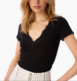 Cami Sana Rib Knit Tee