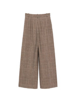 Circolo Check Patten Pleated Trousers