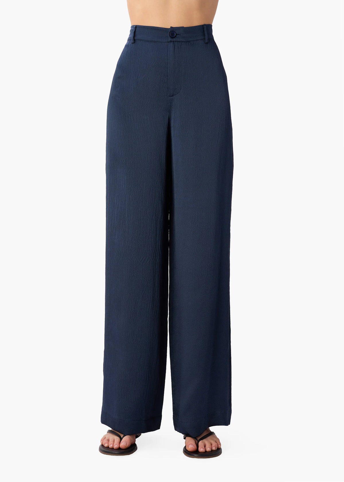 Cami Kyley High Rise Hammered Silk Pant