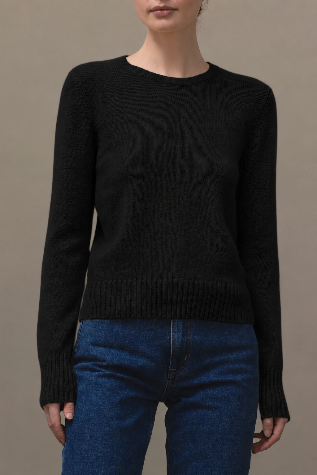 Allude Rd Crew Neck Cashmere Sweater