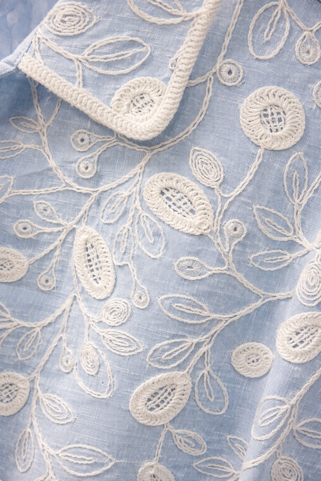 Simkhai Farlowe Cropped Button Down Shirt