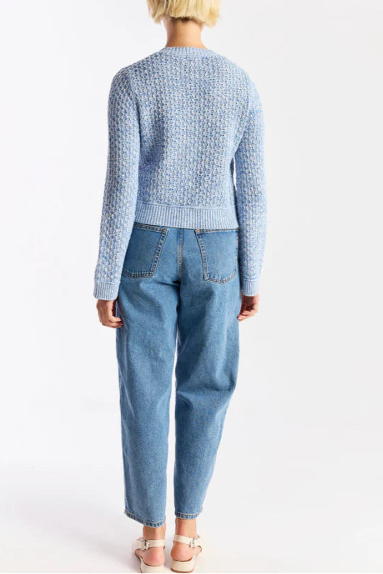 Wispr By Brodie Pointelle Twist Yarn Cardi