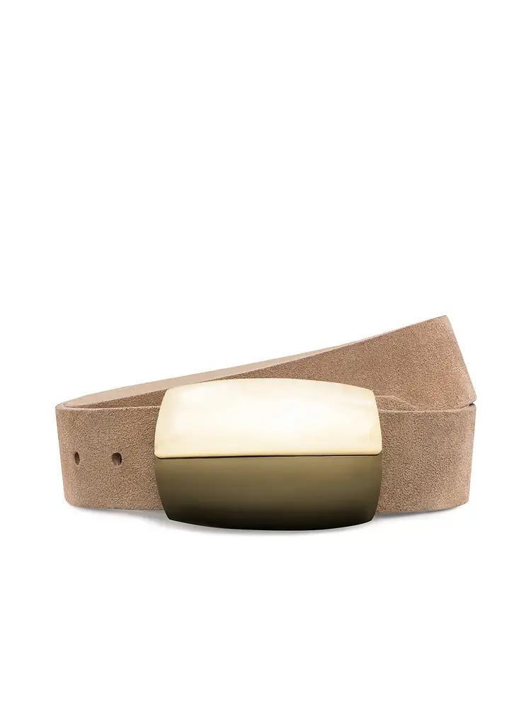 L'agence TS Milou Domed Suede Belt