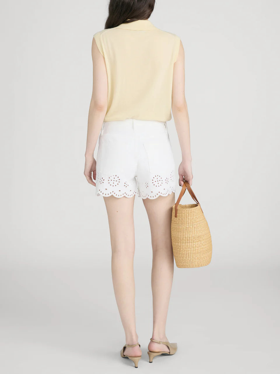 Frame The Eyelet Long Hang Short