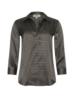 L'agence Dani 3/4 Sleeve Silk Blouse