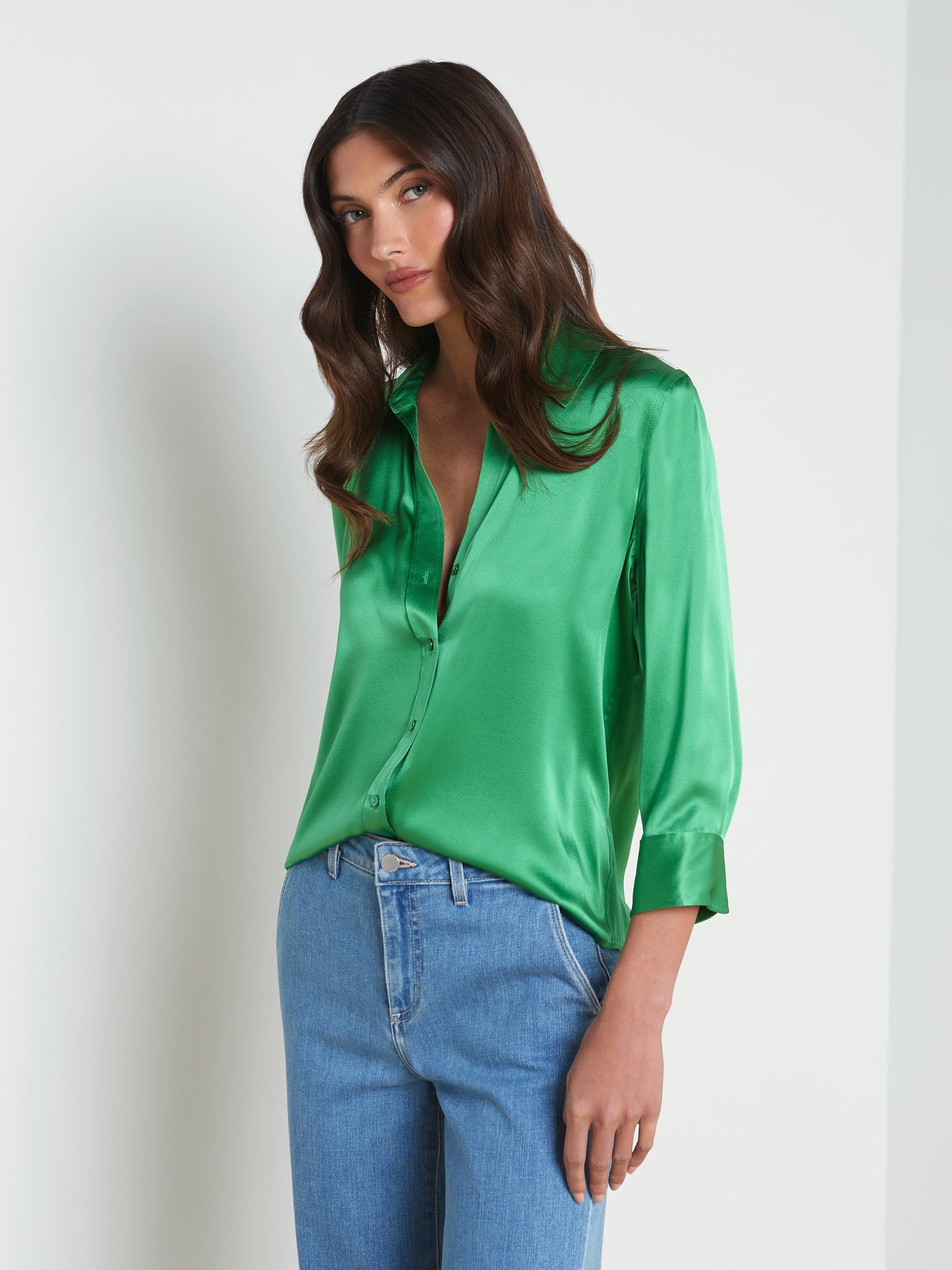 Lagence 3/4 Sleeve Dani Blouse