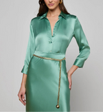 L'agence Dani 3/4 Sleeve Silk Blouse