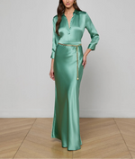 L'agence Dani 3/4 Sleeve Silk Blouse