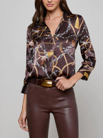 L'agence Dani 3/4 Sleeve Blouse