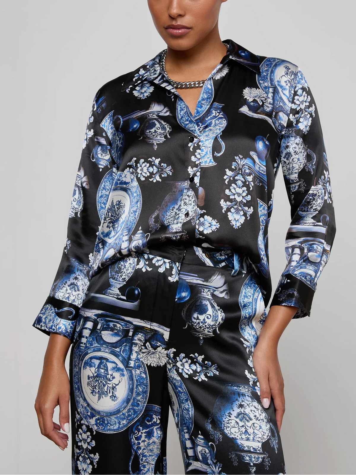 L'agence Ts Dani 3/4 Sleeve Blouse