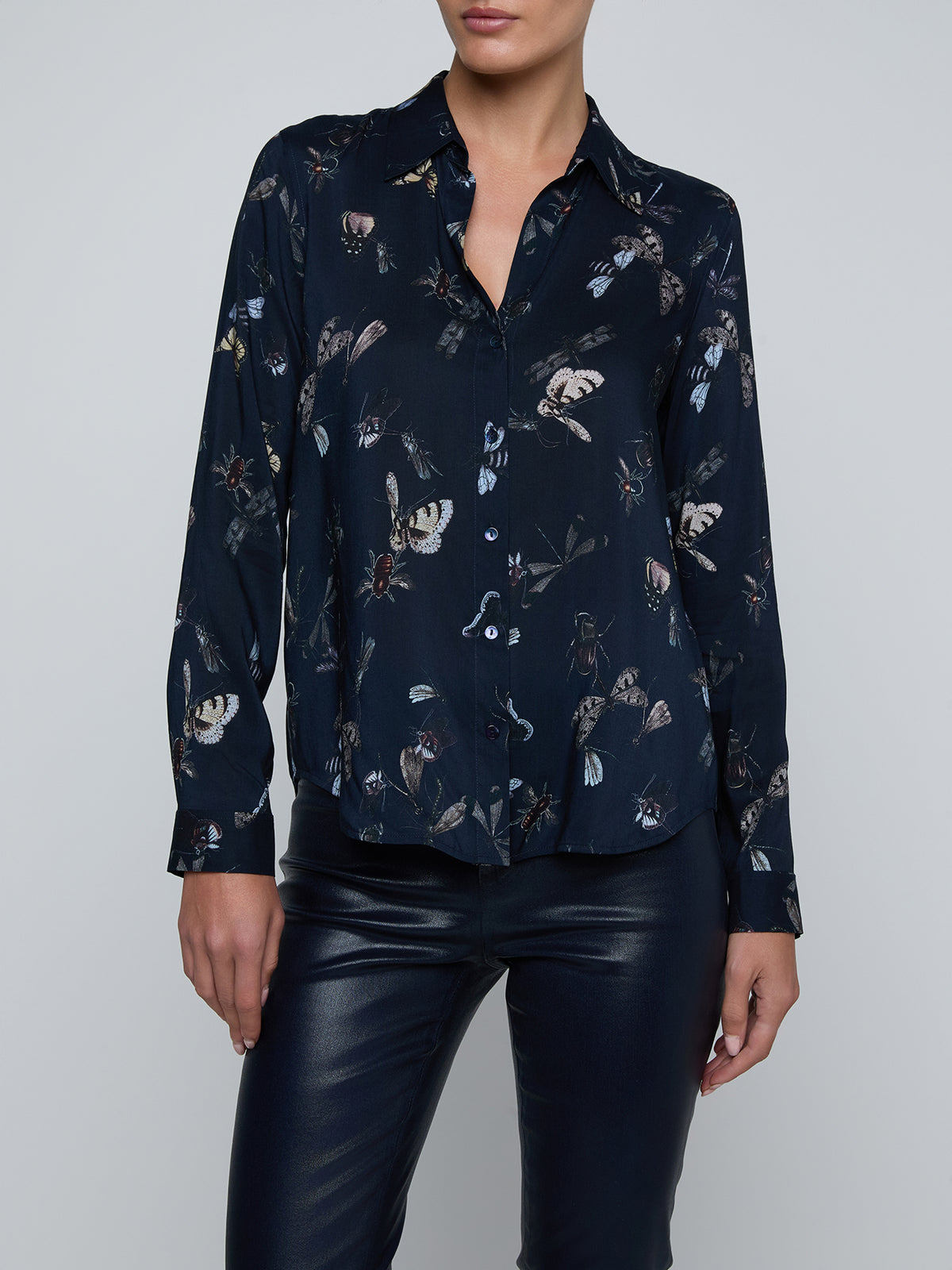 L'Agence Ts Holly L/S Blouse