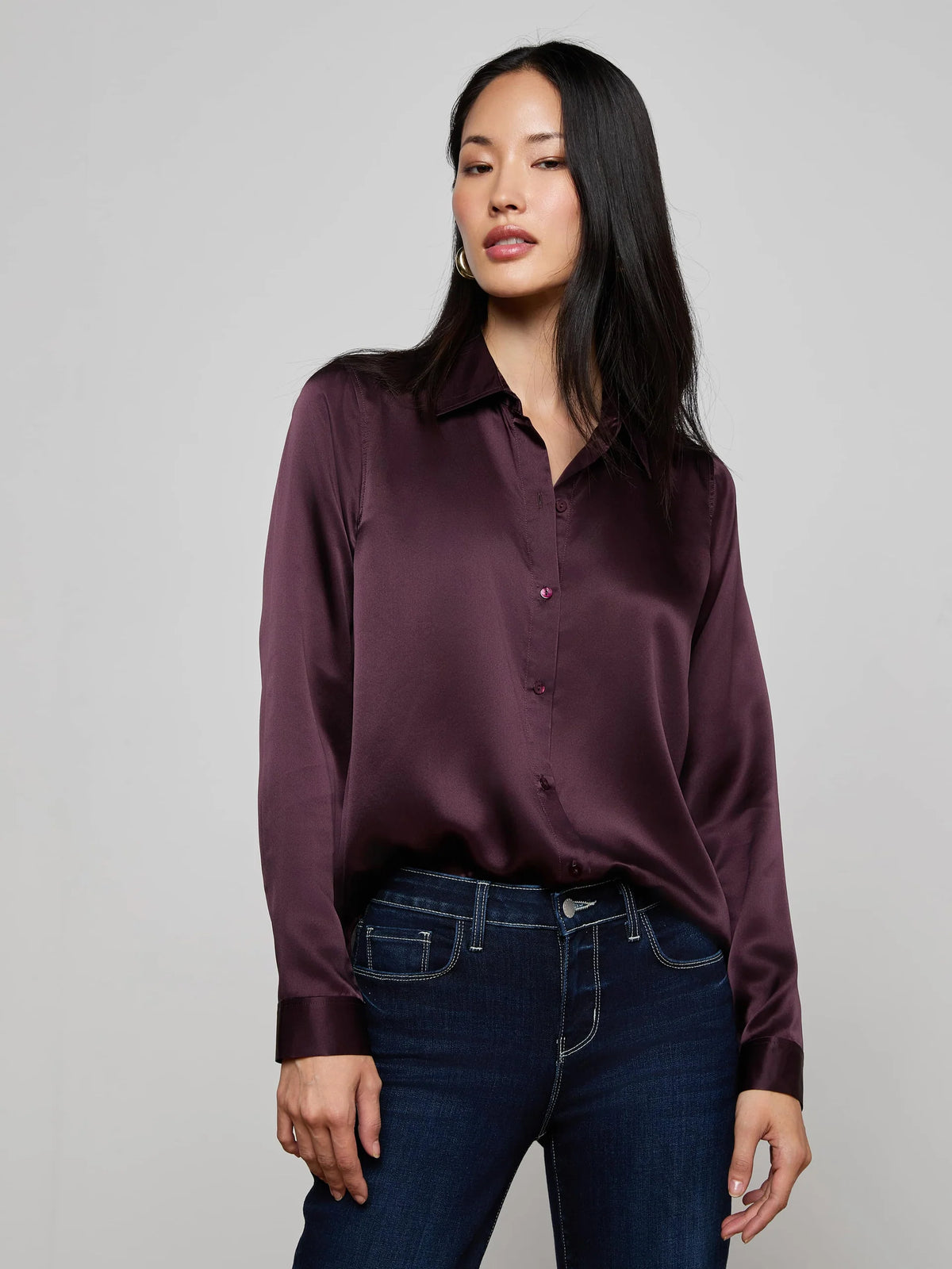 L'Agence Ts Tyler L/S Blouse